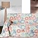 Byour3 - Copridivani 3 4 2 Posti Cotone Misto Fantasia Granfoulard Telo Salvadivano Teli Arredo Foulard Copritutto fodere Divani Ad Angolo Con Penisola destra sinistra (Desygua-5, 1 posto)