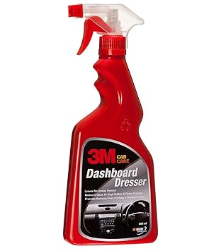 3M Car Dashboard Dresser (500 ml) | Restores Gloss and Shine on Dashboard and Other Plastic Parts | Protection from UV Rays and Fading - image, photos