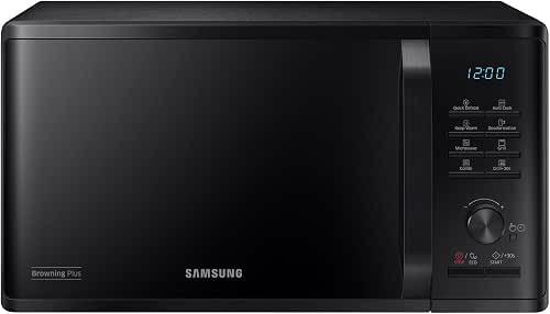 Samsung Four à micro-ondes Grill Advanced, MG23K3515CK/ET, cuisson croustillante, AutoCook,