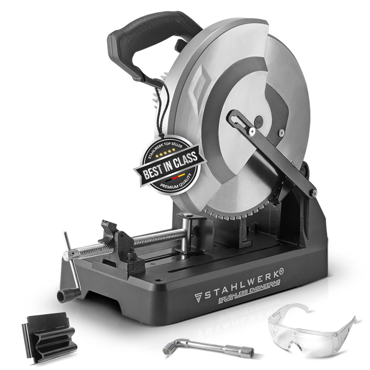 STAHLWERK Metalltrennsäge MT-35 ST 3.500 W mit Ø 355 mm Sägeblatt Brushless