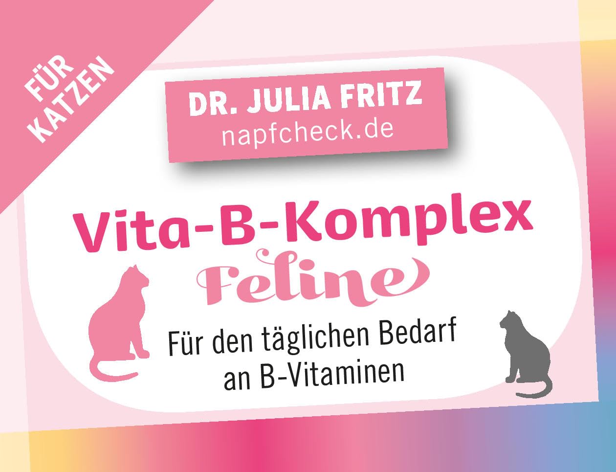 napfcheck Vitamin B für Katzen - Vita-B Komplex Feline - 100 g