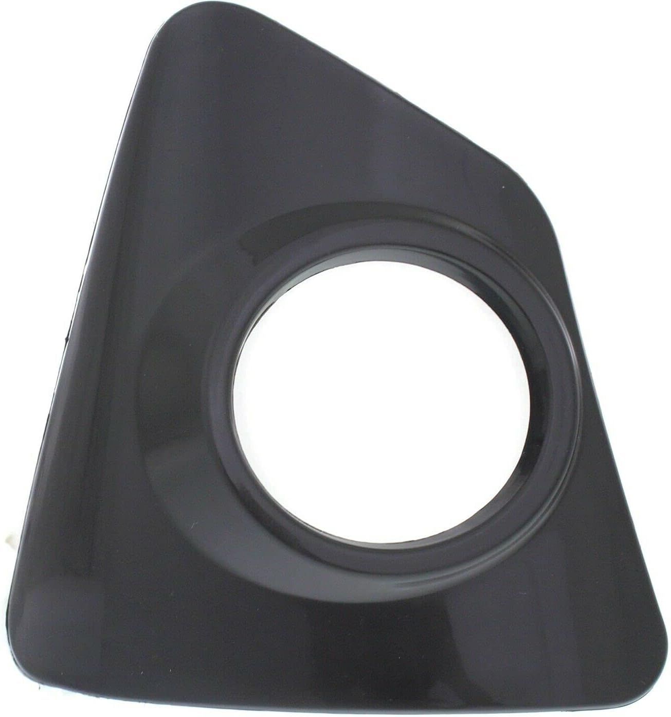 DAT AUTO PARTS Front Right Passenger Side Fog Light Bezel Cover Trim Fits 2014-2016 Toyota Corolla CE LE S XRS sedan, Black Smooth Plastic, Replaces TO1039172, 8148102480