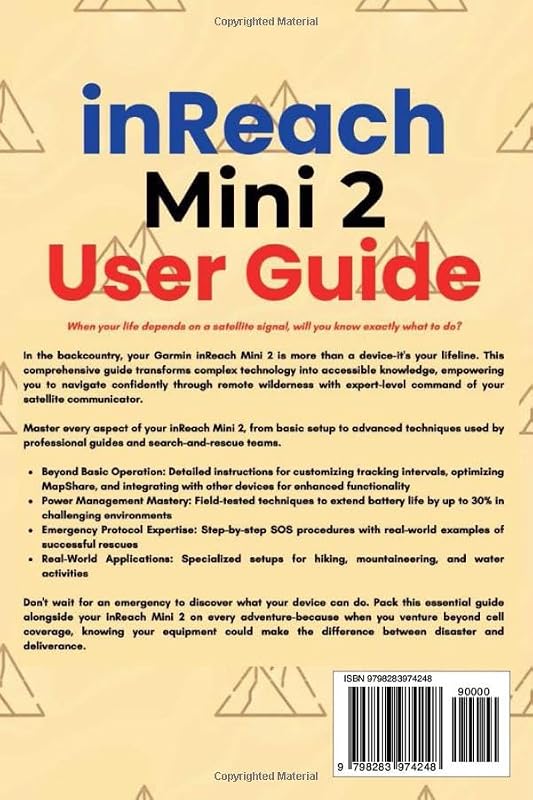 inReach Mini 2 User Guide interior pages