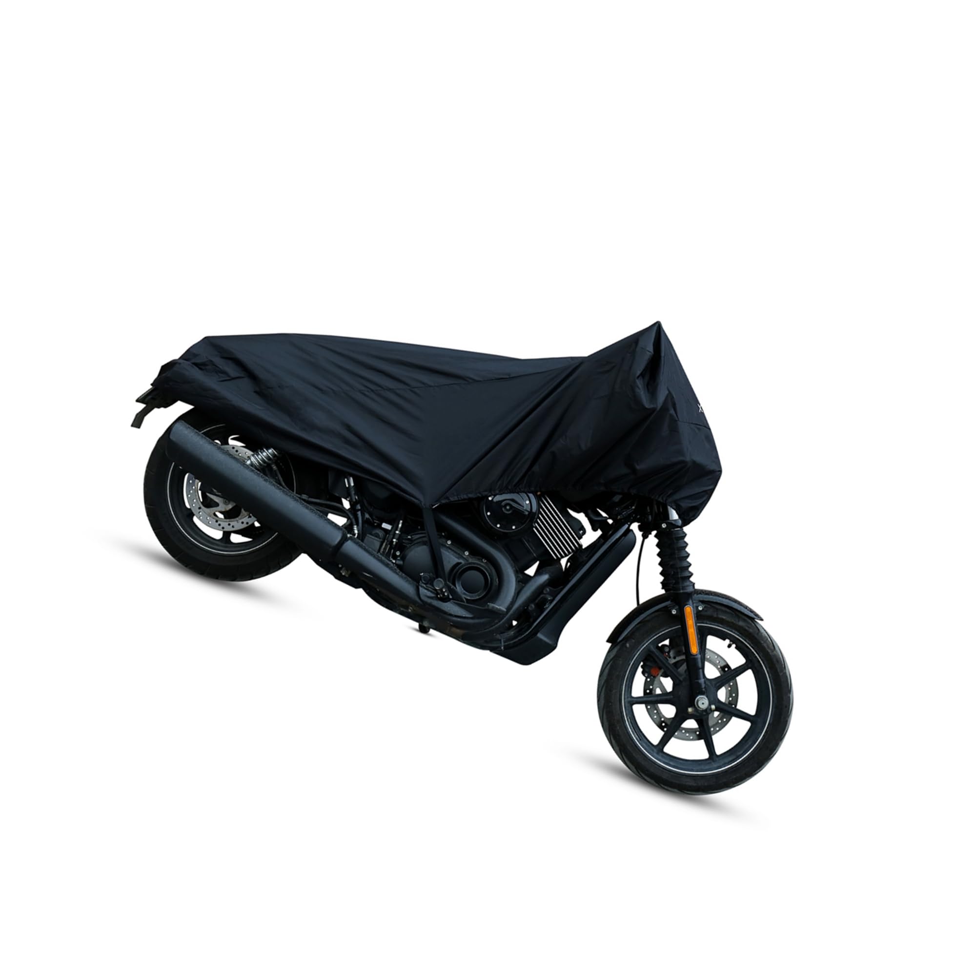 Telo coprimoto, mezza copertura, impermeabile, protegge da polvere, pioggia e raggi UV, design elegante, colore: nero