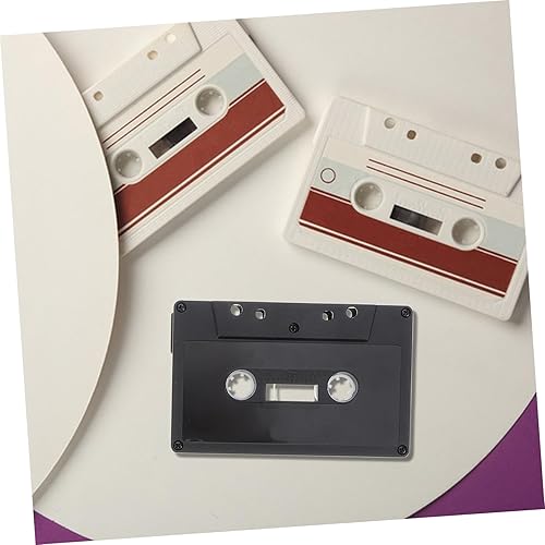 Miniatura 8 de Cabilock Cinta de casete para pared, 3 piezas, decoración retro, cintas de casete en blanco para decoración del hogar para dormitorio y sala de estar