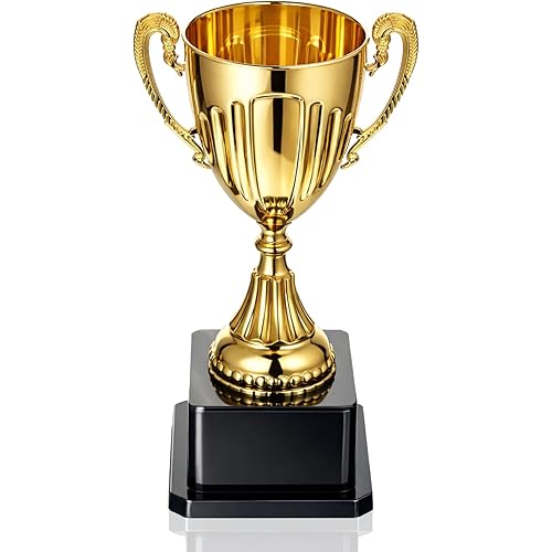 Gold Plastic Trophy, Plastic Trophy Cup Winning Prize for Sports Tournaments Competitions Party