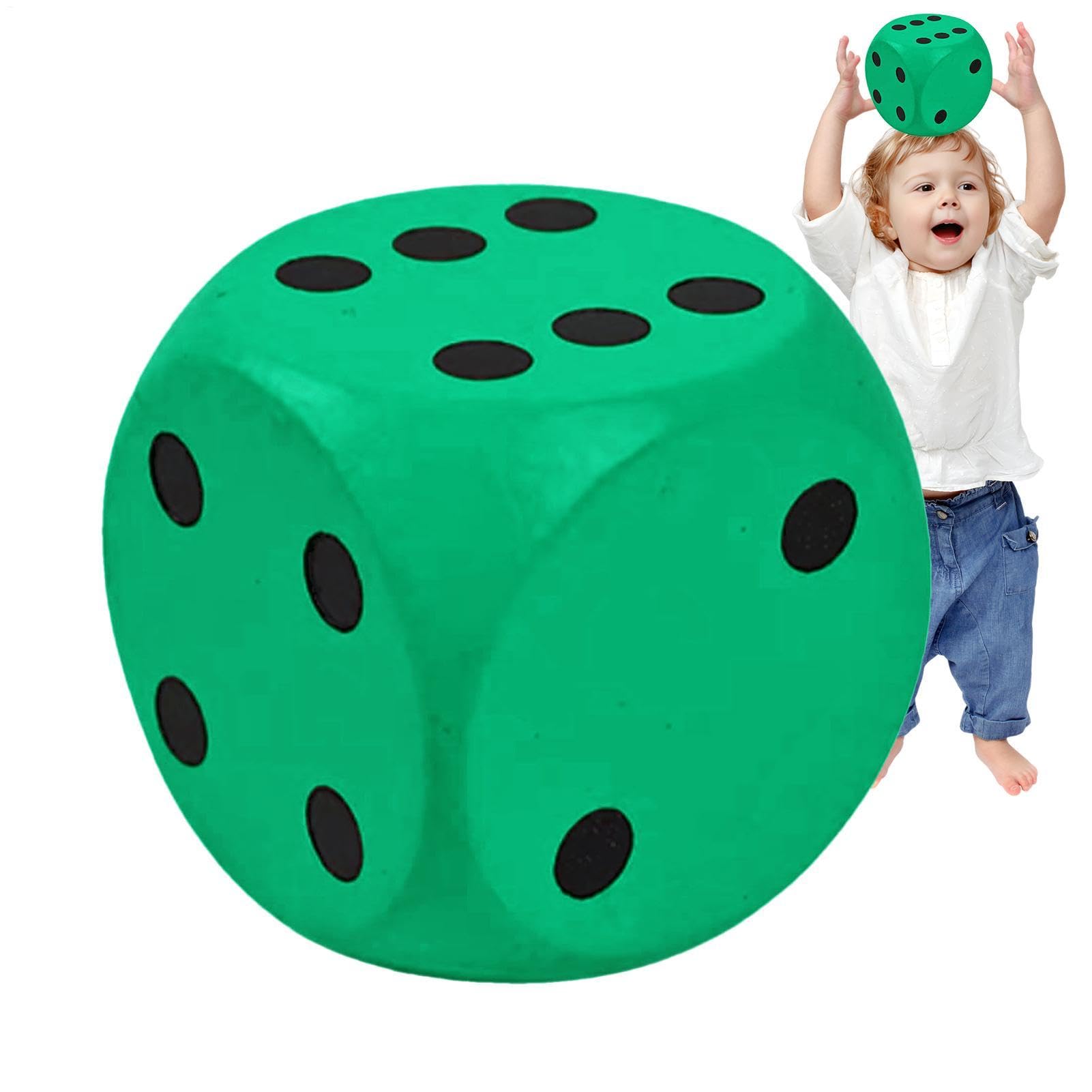 Large Foam Dice, 15cm Giant Dice, Educational Cube Toys for Kids Math Learning Classroom Fun Giant Teaching Aid