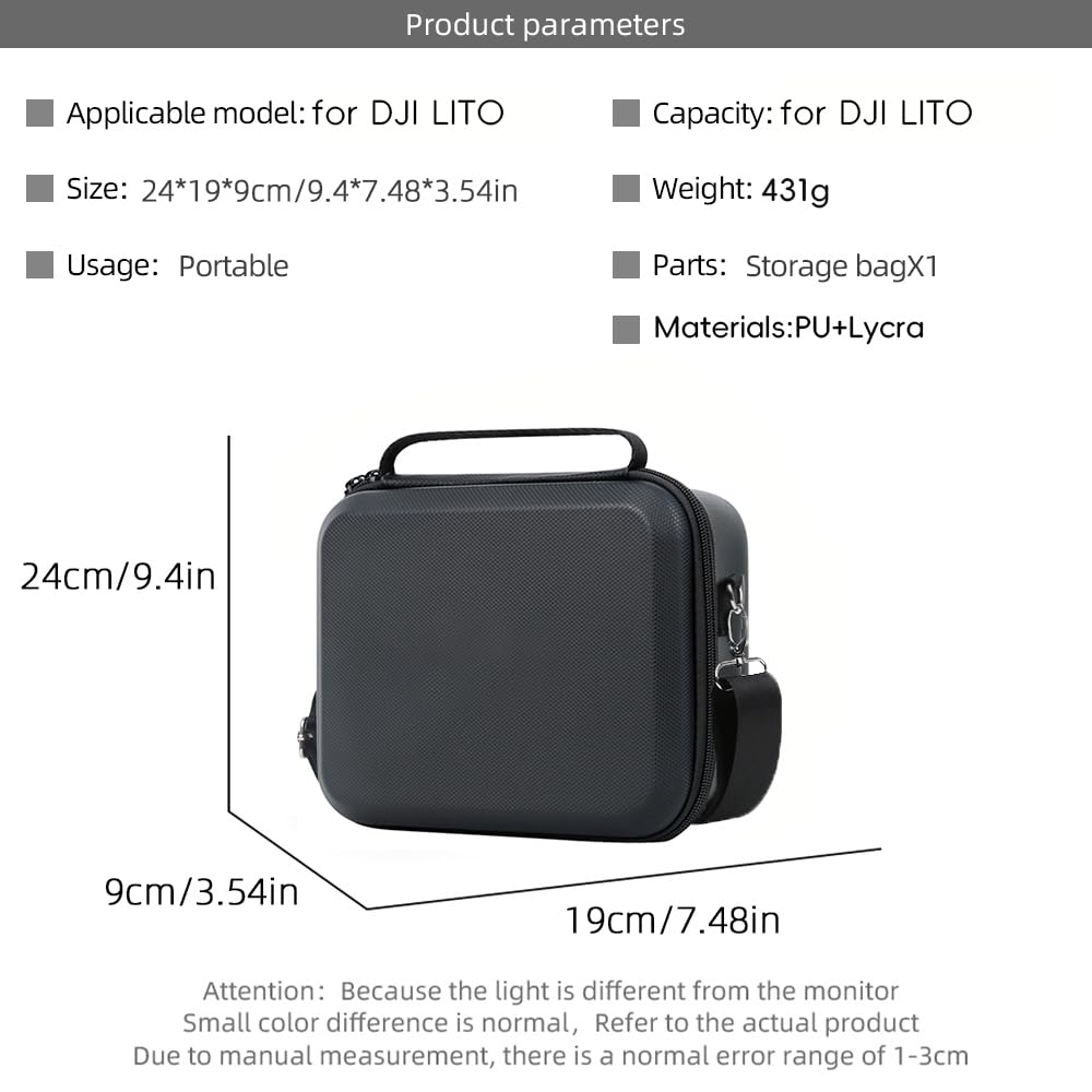 Amazon.co.jp: For DJI Lito X1/Lito1用PU製収納バッグ 収納ケース