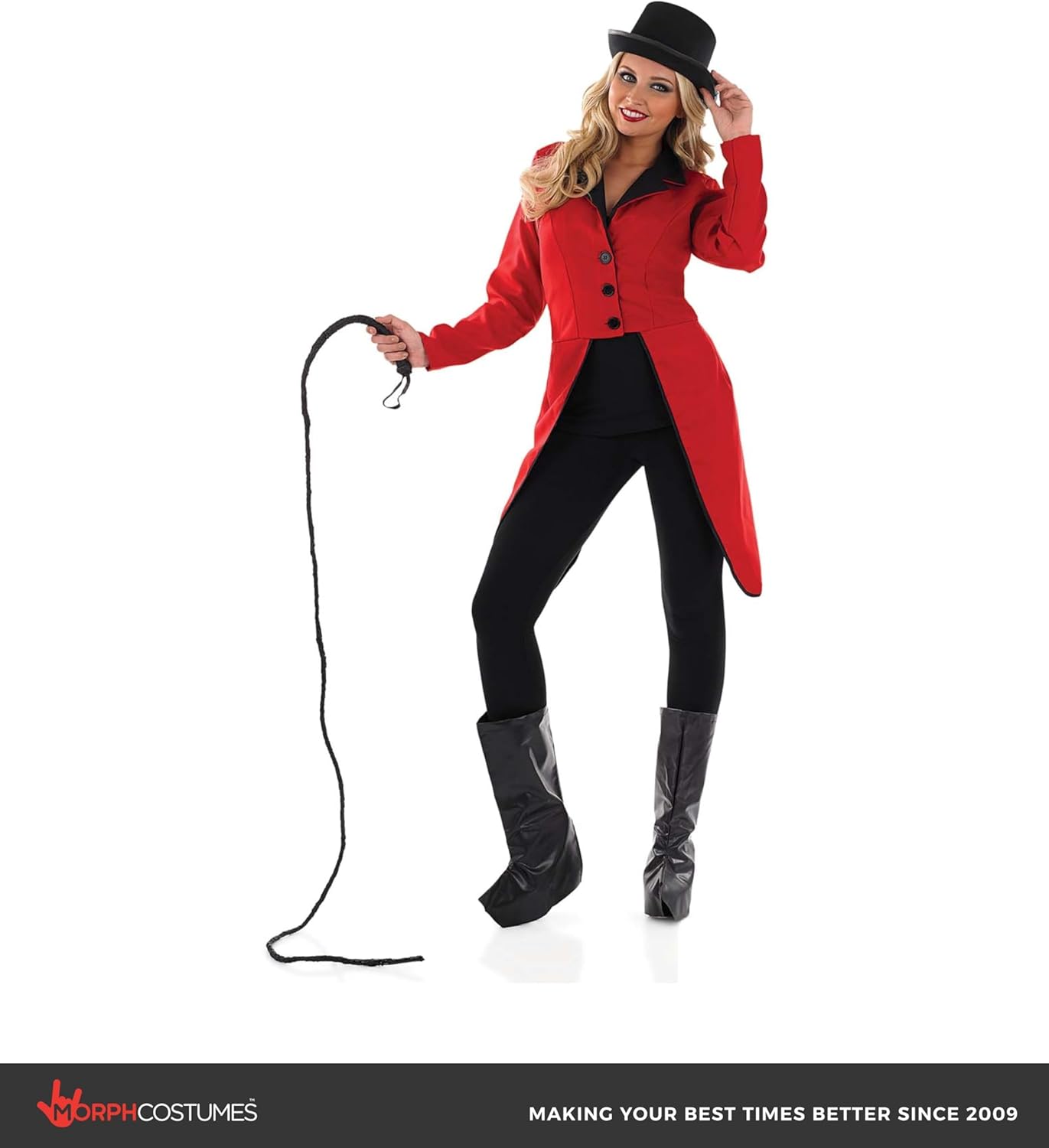 fun shack Red Ringmaster Jacket Womens, Circus Ringmaster Costume Women, Lion Tamer Costume, Carnival Costumes for Women