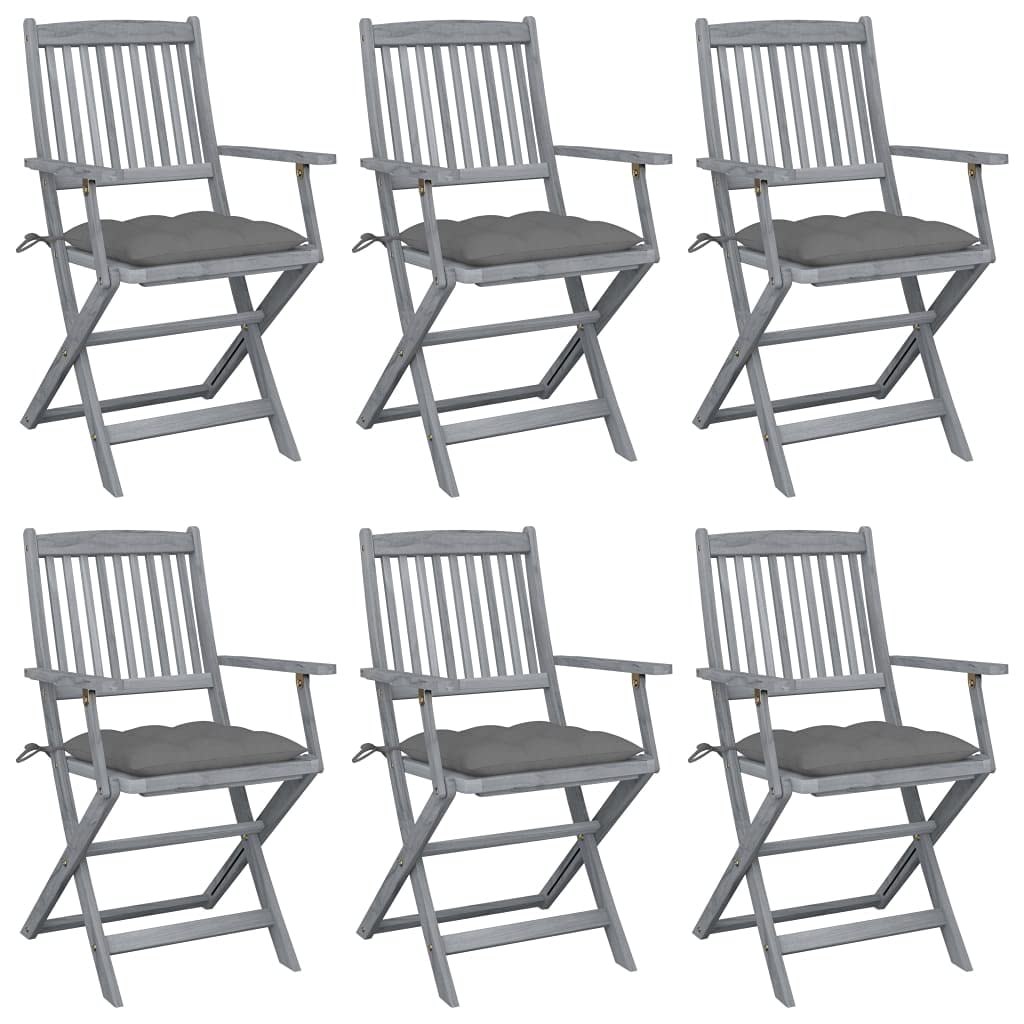 Chaises pliables d'extérieur bois d'acacia pour sublimer vos repas de terrasse