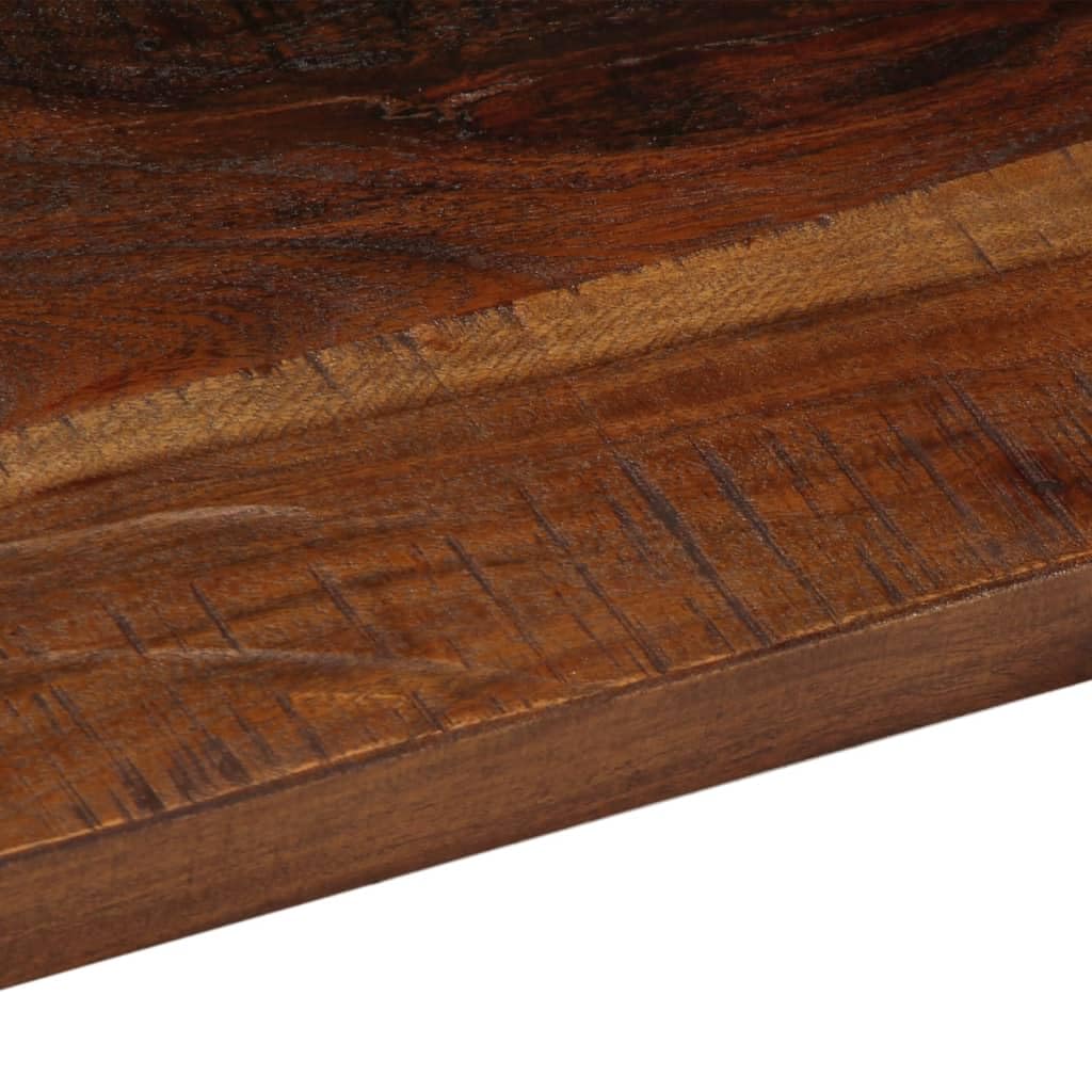 vidaXL Tischplatte, Holzplatte Rechteckig, Massivholzplatte für Tisch Esstisch Couchtisch, Ersatztischplatte, 180x40x2,5cm Altholz Massiv