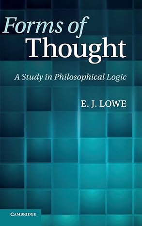 Forms of Thought: A Study in Philosophical Logic -Wow! eBook