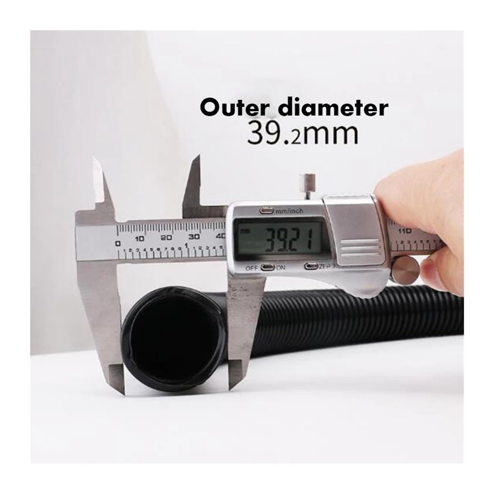 2M-10M Diametro Interno 32mm Diametro Esterno 39mm EVA Flessibile Estensibile For Aspirapolvere For Auto Domestici Nero Grigio, Tubo Di Prolunga(Black-3m)