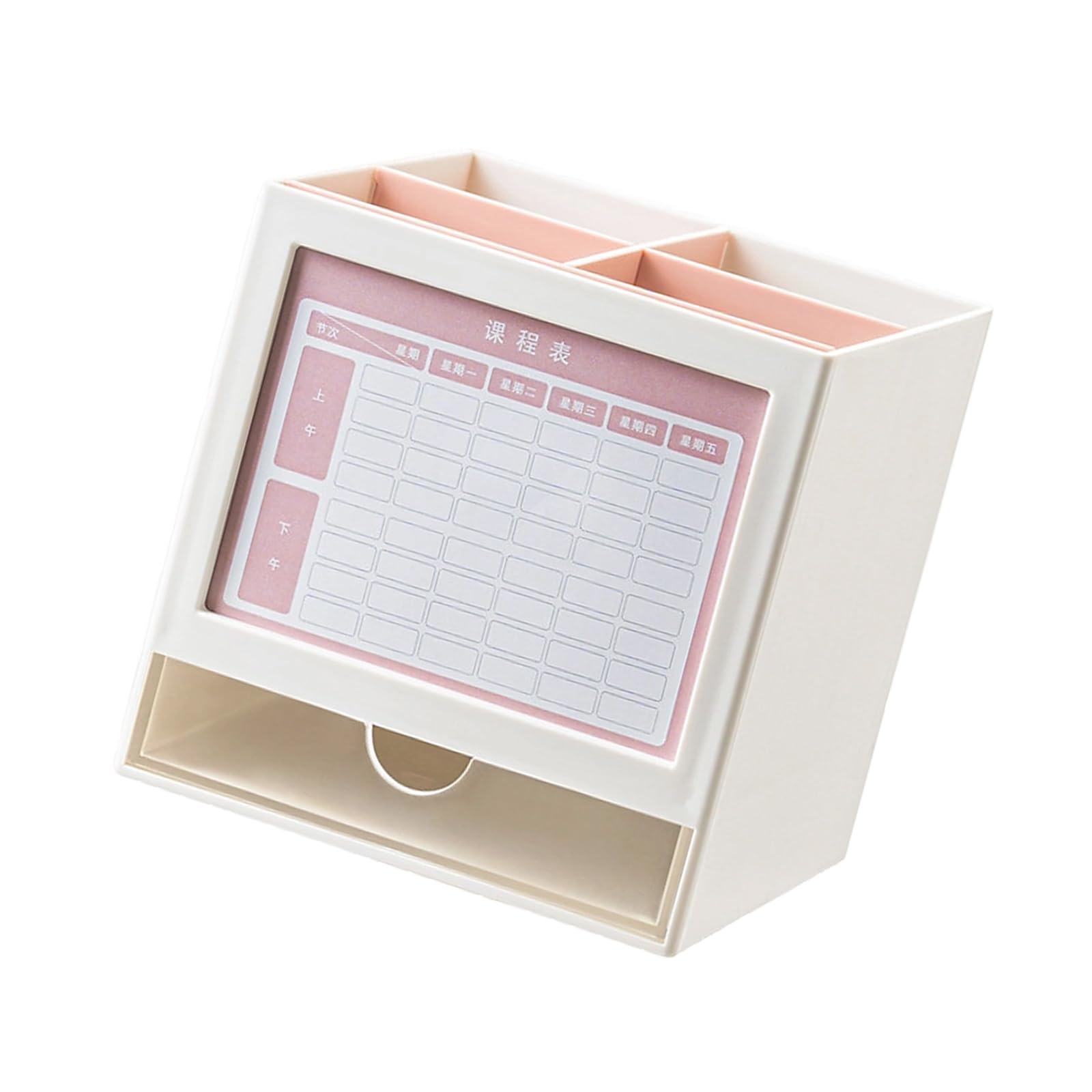 Shntig Makeup Brush Organizers Stationeries Holder Cosmetic Container Home Offices Desktop Decorations Shelf Pen Holder Shelf Makeup Organizers
