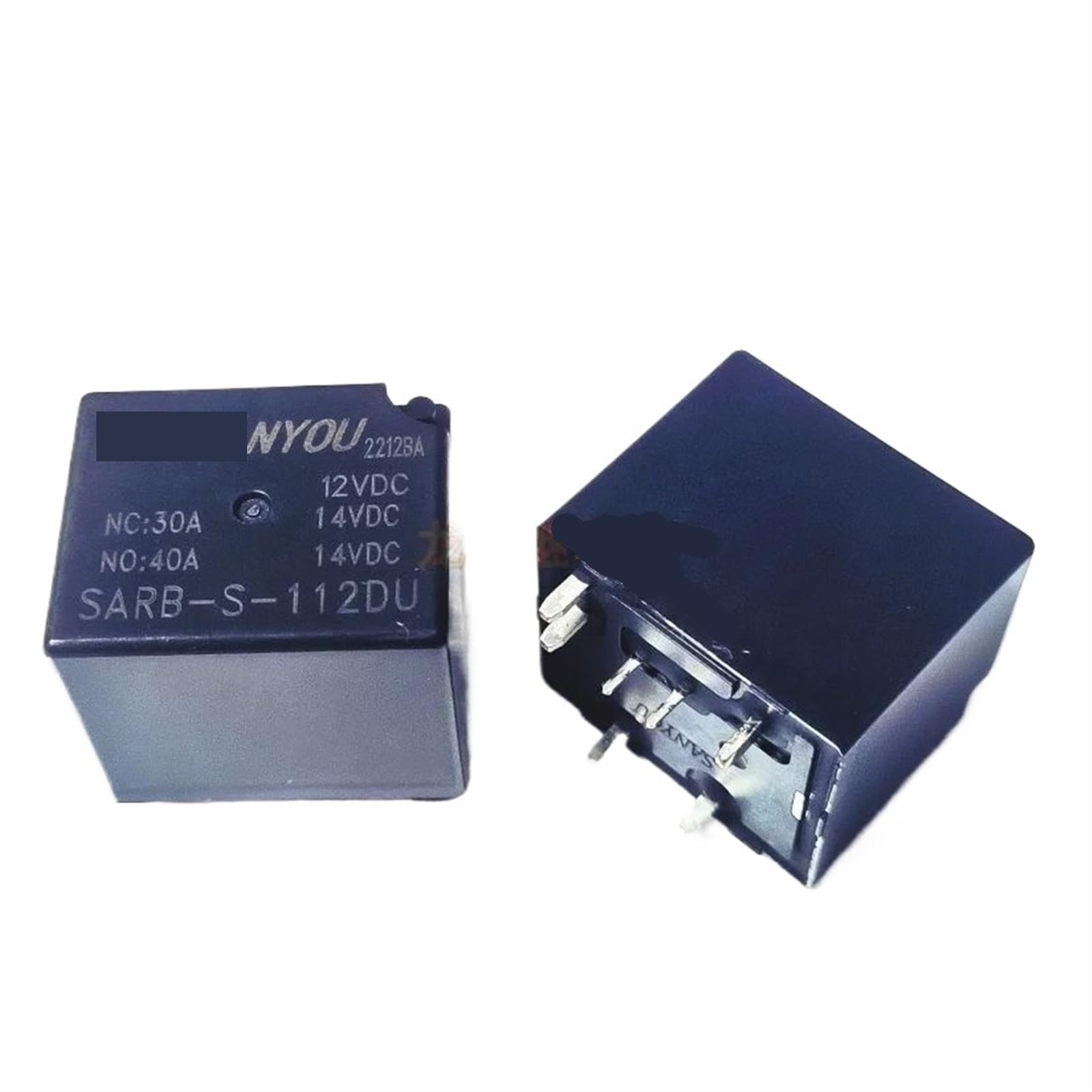 Relés automotrices SARB-S-124DU de 7 pines y 40A para control de corriente continua 3