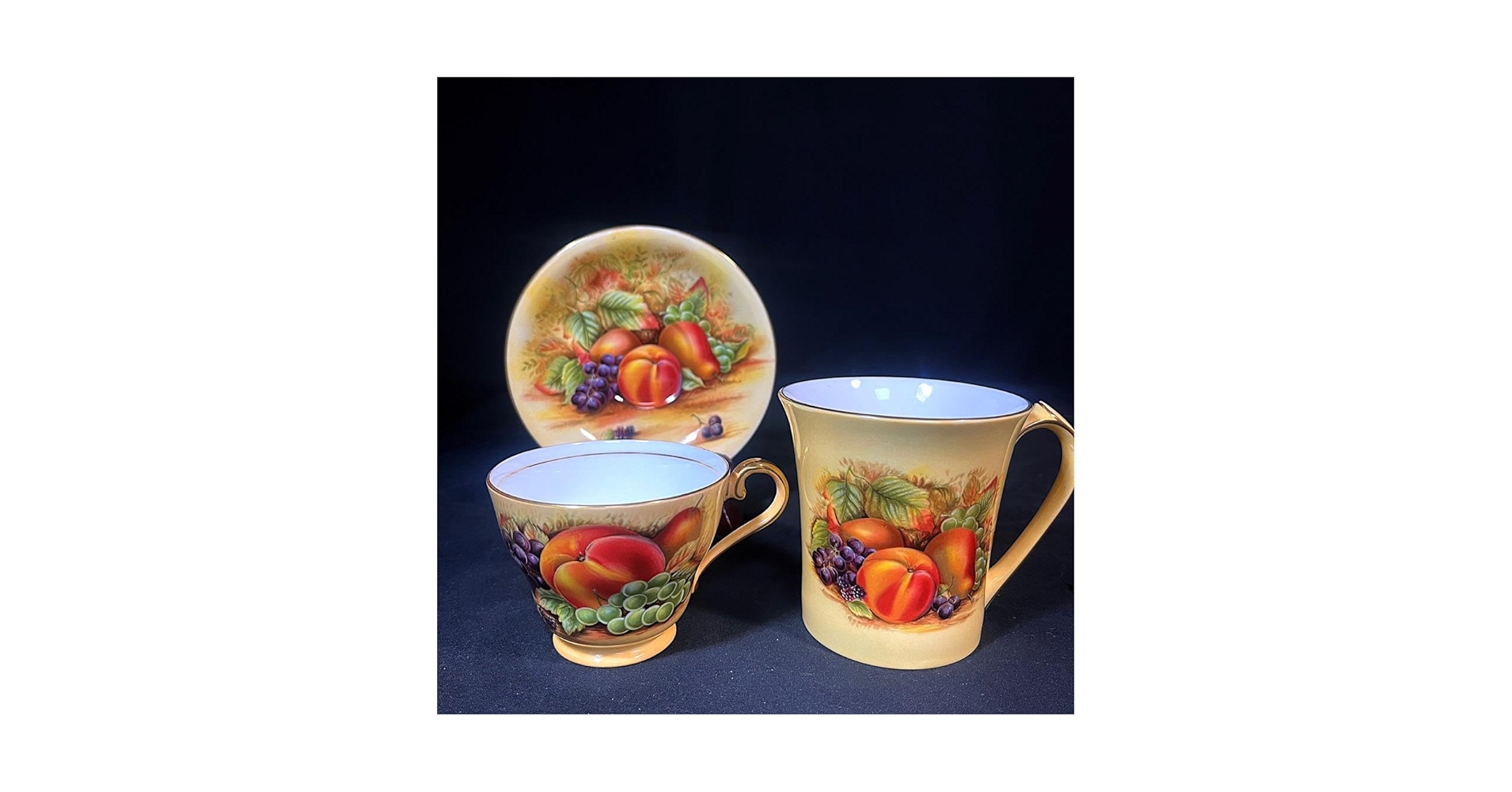 Amazon | エインズレイ オーチャード ゴールド カップ＆ソーサー