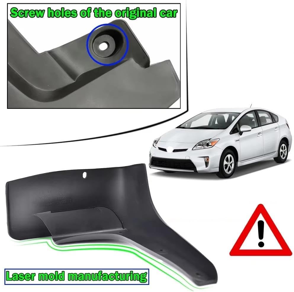 Car Mudflaps Splash Guards Front Rear Wheel Mudguards Car Accessories For Toyota Prius XW30 2010-2015 Wheel Protection