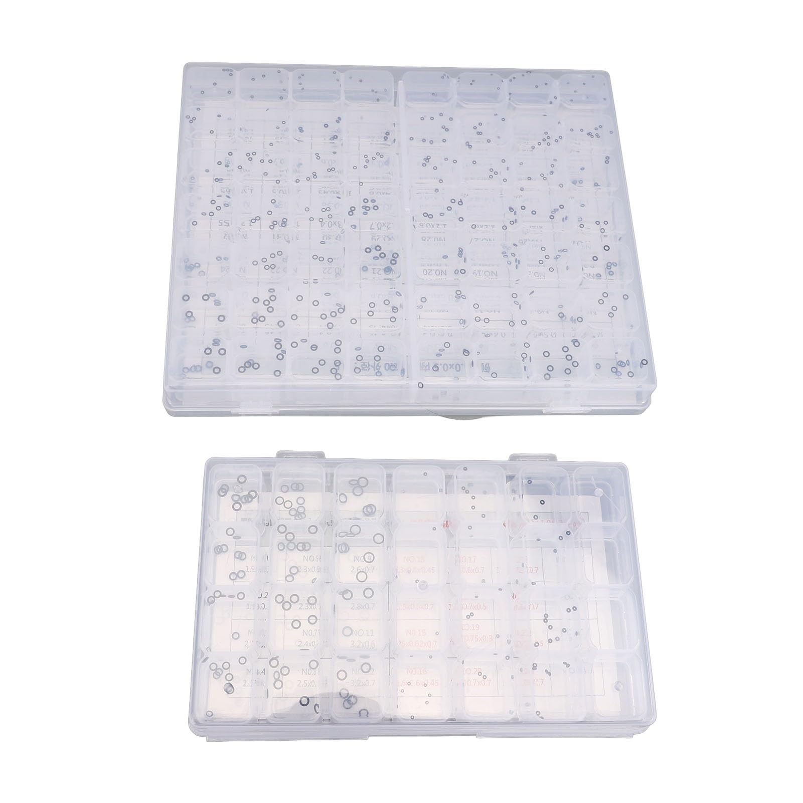 Kit di Riparazione Resistente All'acqua con O-ring per di Orologi in Gomma, Dimensioni Multiple per la Manutenzione Dell'orologio, 800 Anelli di Gomma