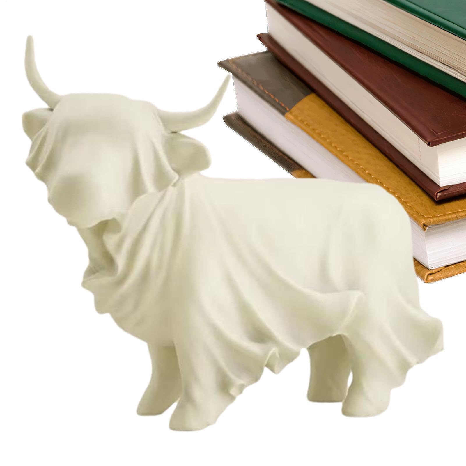 Sculpture de vache pour salon et bibliothèque : créez une ambiance cosy