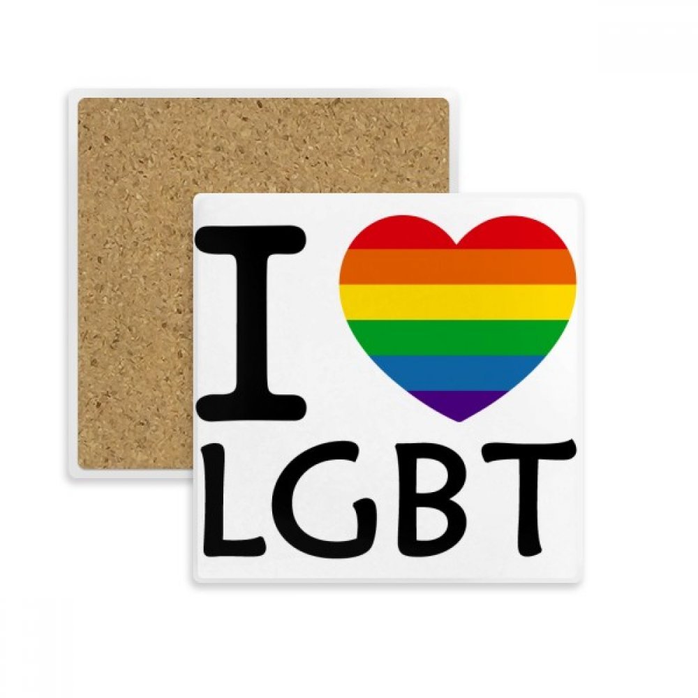 Coaster LGBT absorbant contre les taches de boisson