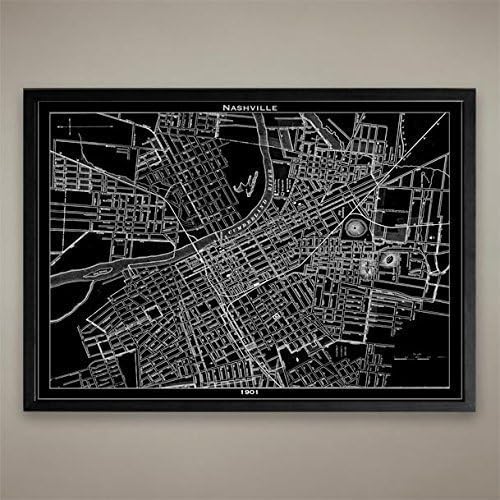 Nashville Map Print, Home or office Decor