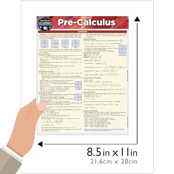 Pre-Calculus: a QuickStudy Reference Guide (QuickStudy Academic)