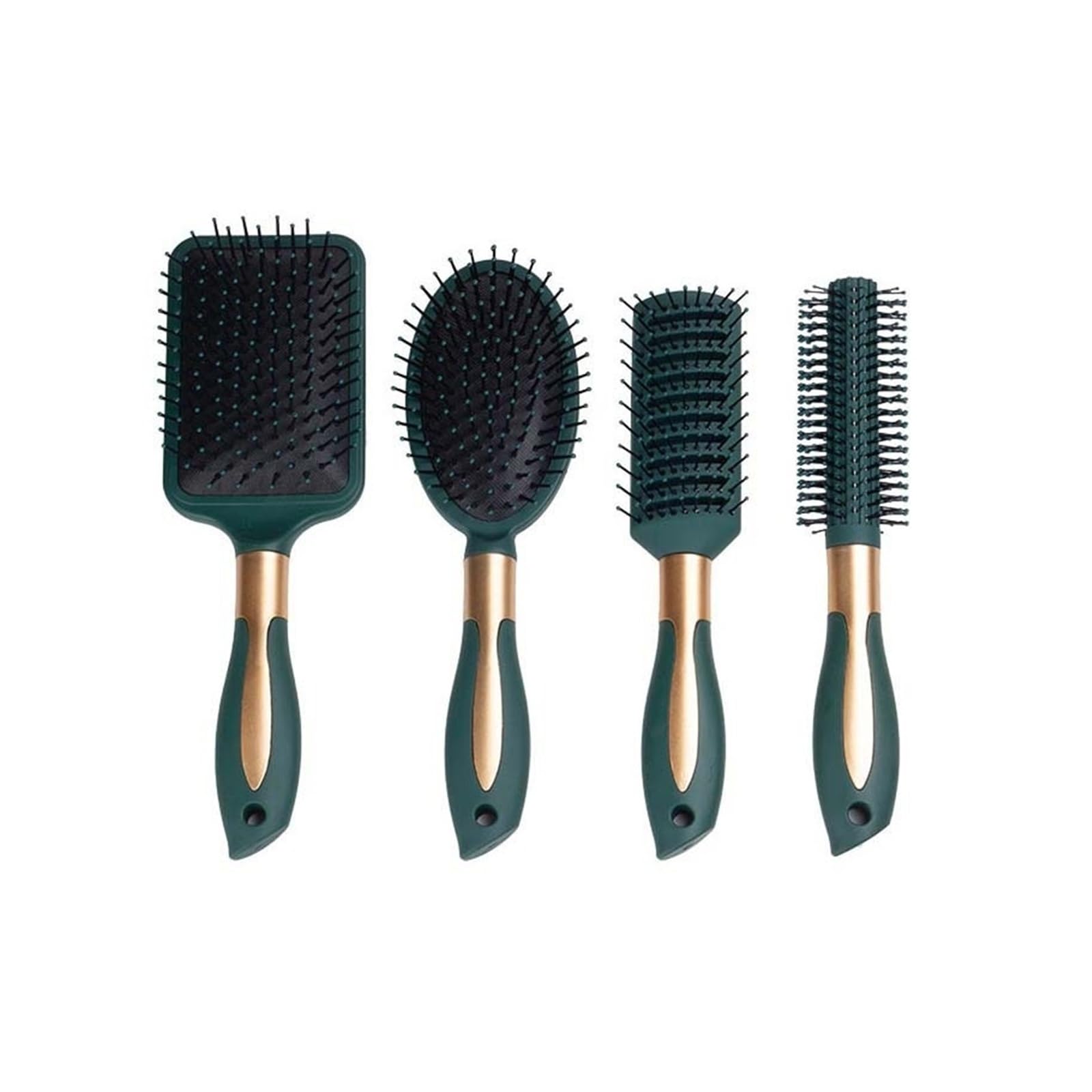 Peine cepillo cuero cabelludo salón peluquería herramienta de peinado(4pcs Kit)