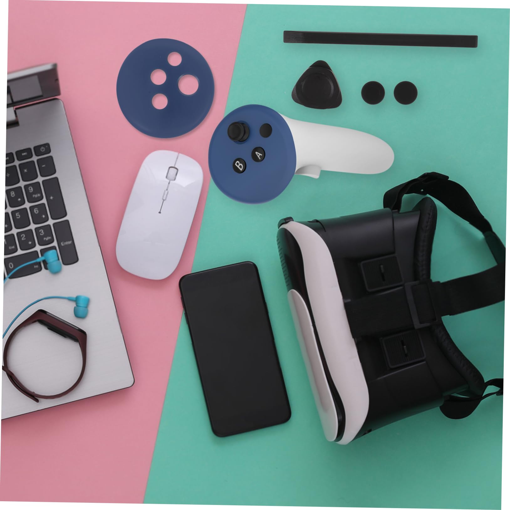 Artibetter 4juegos Funda De Reemplazo para Controlador VR Protector Accesorio De Cubierta para Controlador Compatible Vibrante Estilo y Protección Gaming