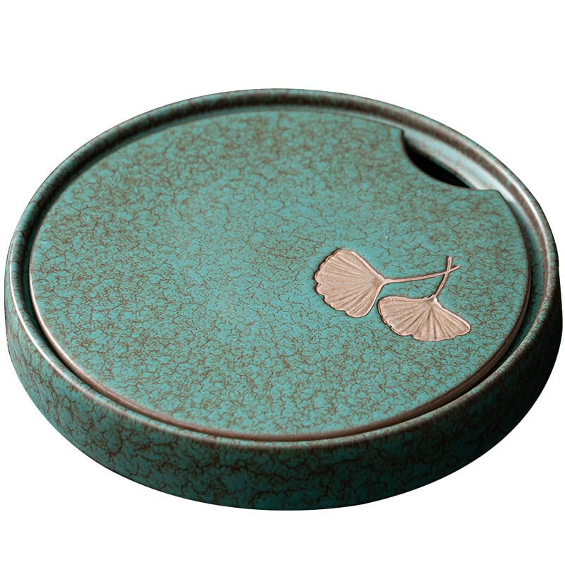 Bandeja de té de cerámica para mesa de té de burbujas y almacenamiento doméstico