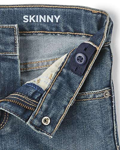 The Children's Place Boys' Stretch Skinny Jeans 4-Pack, Black Wash/Dove Gray Wash/TAFT Wash/Tide Pool 4 Pack, 7 - Image 3