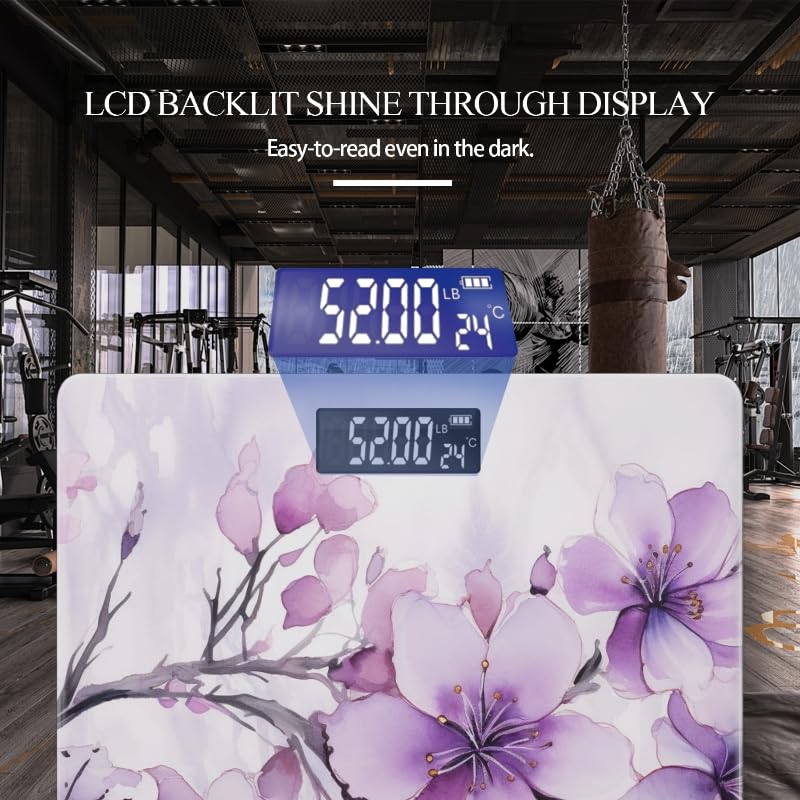 Báscula Digital de Baño Precisión 400 lbs con Pantalla LED miniatura 3