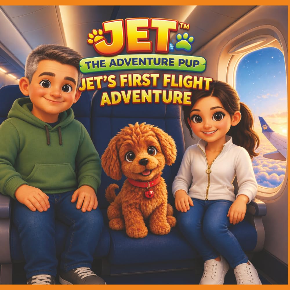 Jet the Adventure Pup: Jets First Flight Adventure: A heartwarming story about courage, family, and trying new things