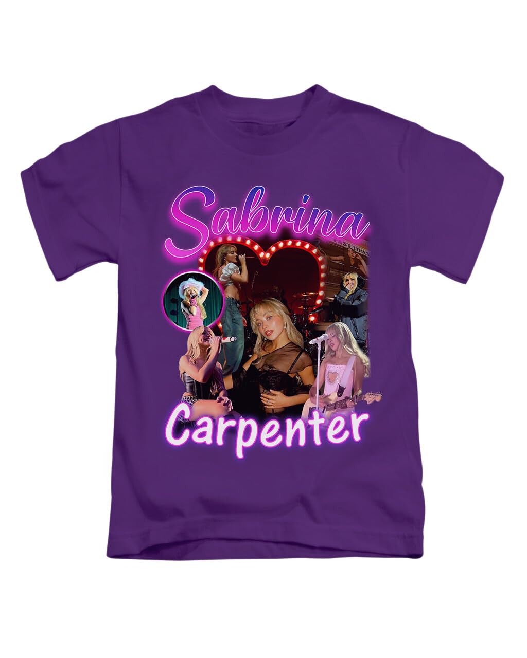 New Spirit Original Unisex Purple Sabrina Carpenter Tee T-Shirt Funny T Shirt Top