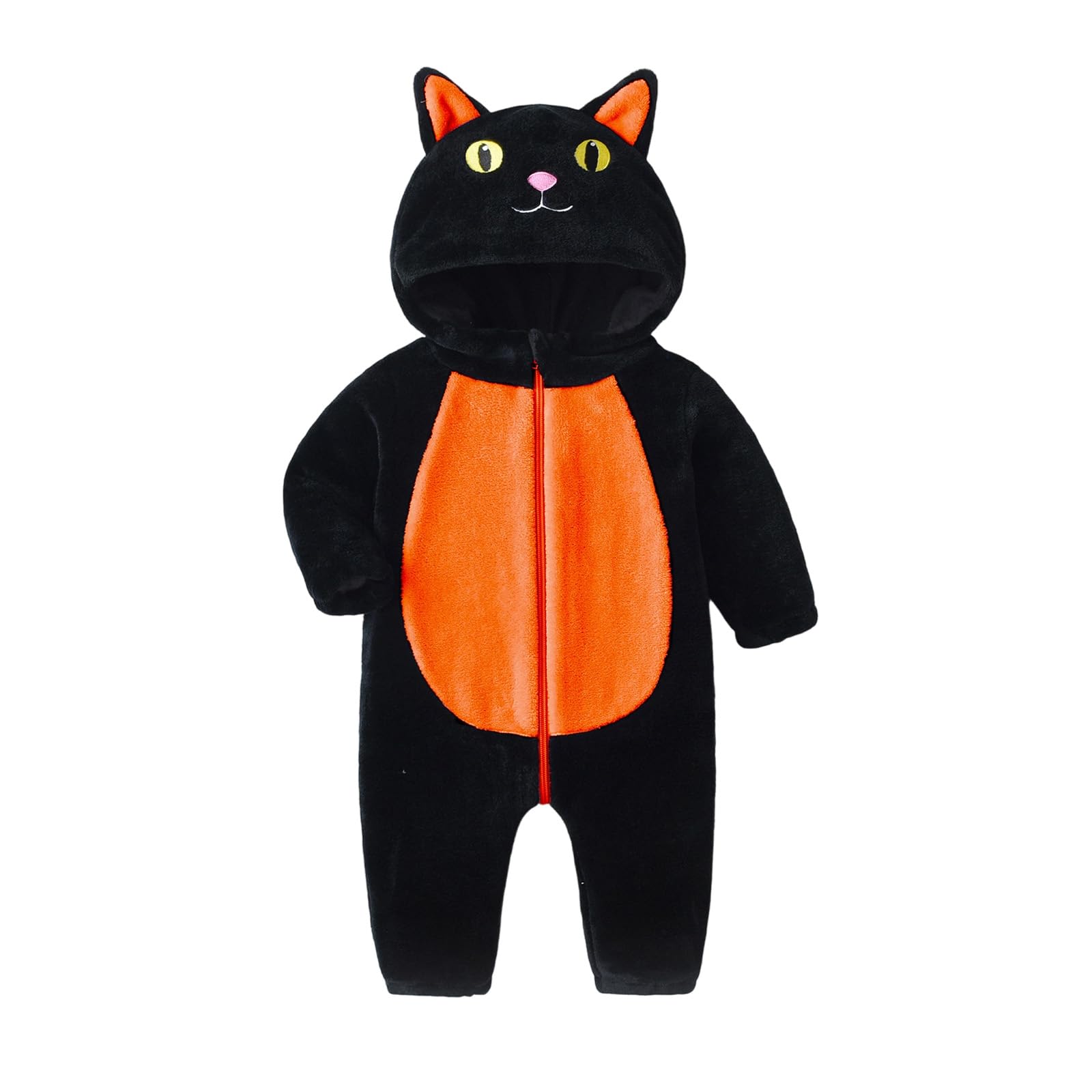 Yoisdtxc Baby Halloween Costumes Cute Animal Outfit Funny Monster Costume Halloween Gifts For Infant Toddler Kids (A Orange, 100)