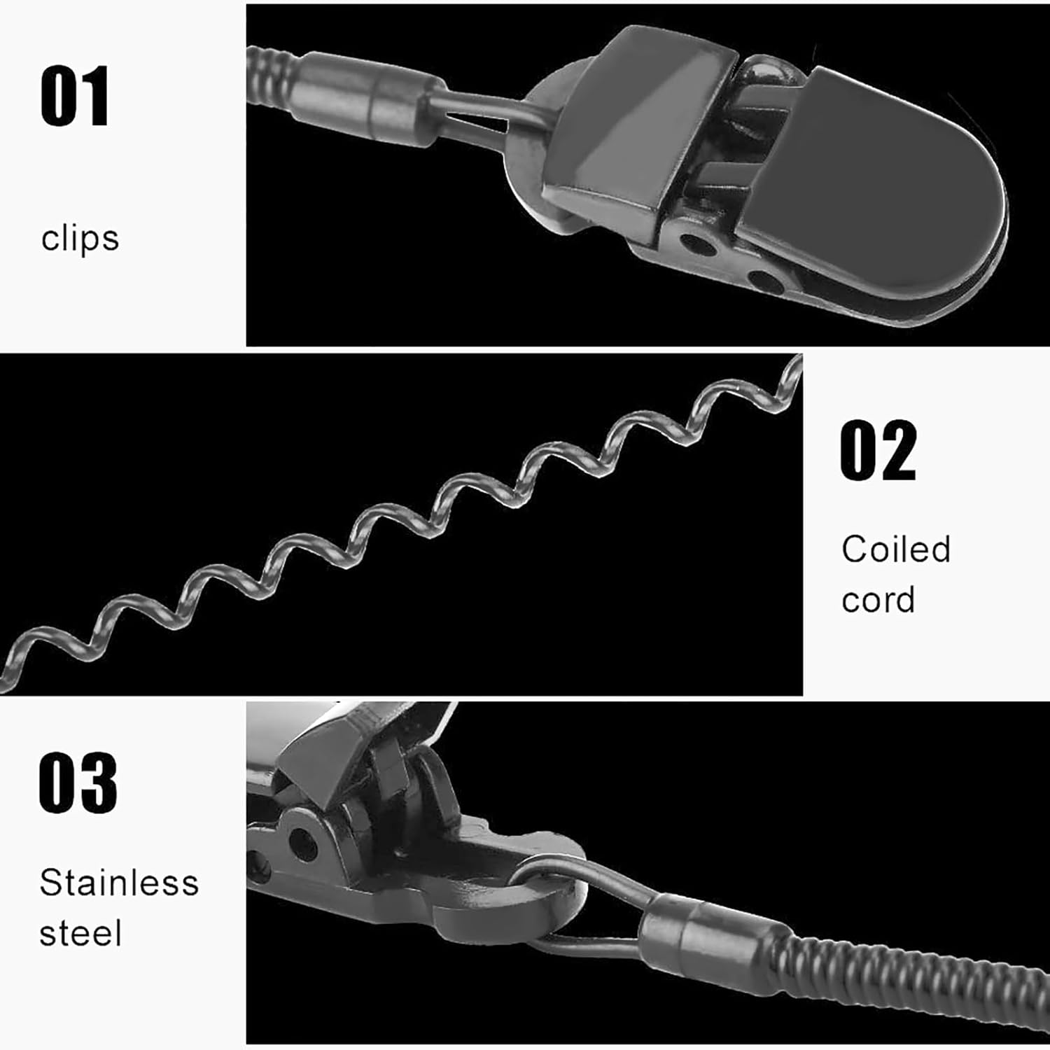 for hat Clips for Wind Adjustable Hat Strap Clips, 3pcs Black Color Retainers Hat Clip Hat Keeper Hat Holder for Outdoor Fishing Hiking Golfing Camping