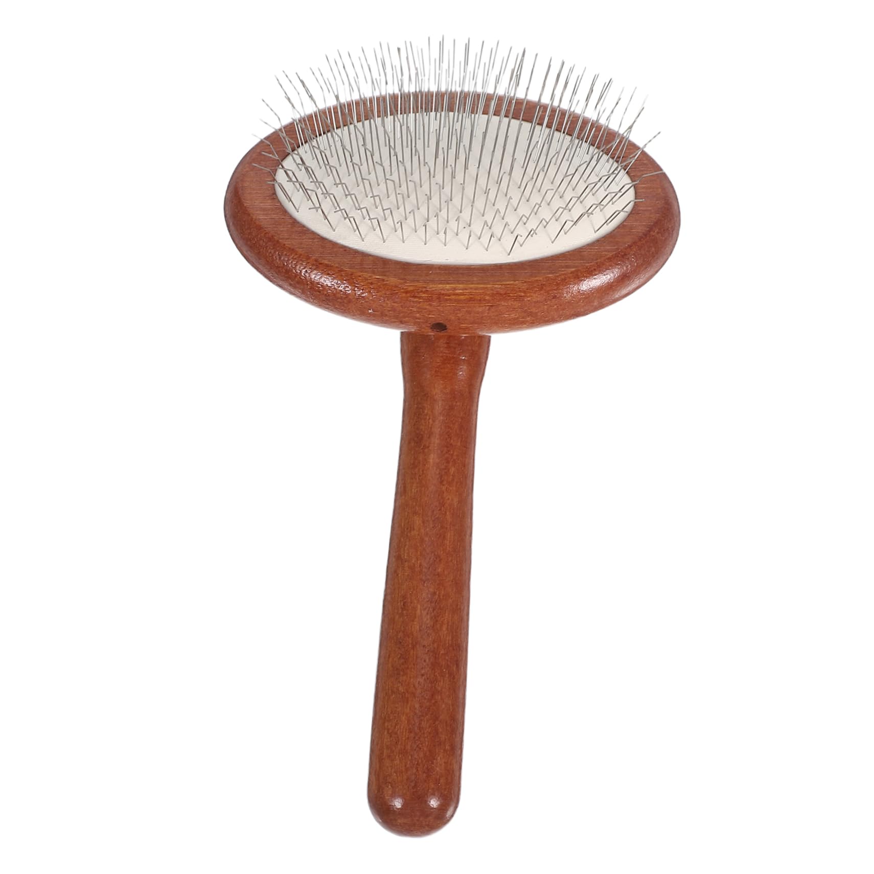 BESPORTBLE Dog Cat Grooming Comb Wooden Wide-tooth Deshedding Brush Handle Pet Hair Pick Comfortable Use