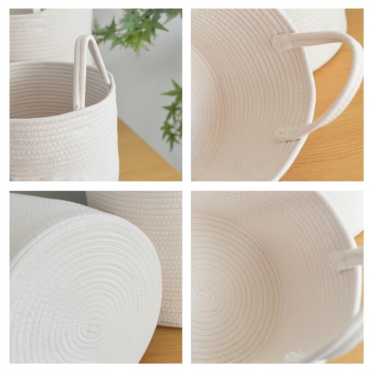 Panier À Linge Personnalisé Avec Nom, Grand Panier En Corde De Coton Tissé Pour Chambre À Coucher, Comme Poubelle À Vêtements Sales Et Organisateur De Rangement Polyvalent Pour Jouets(Brown,L)