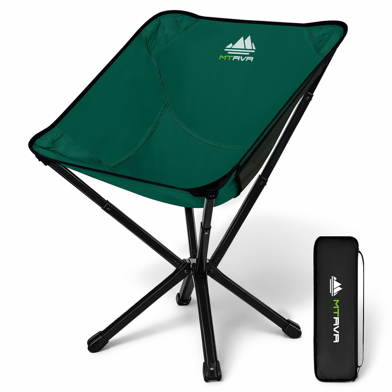 MTRVR Folding Camping Chair Lightweight Outdoor Chair Heavy Duty 100kg