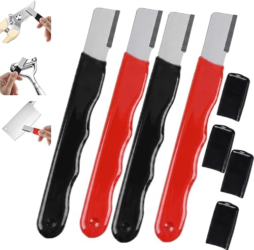 2-in-1 Pruning Shear Blade Sharpener and Rust Cleaning Tool 4pcs