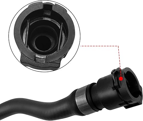 Miniatura 3 de Jaronx Compatible con la manguera del tanque de expansión de BMW a la manguera superior del refrigerante del radiador del motor, manguera de