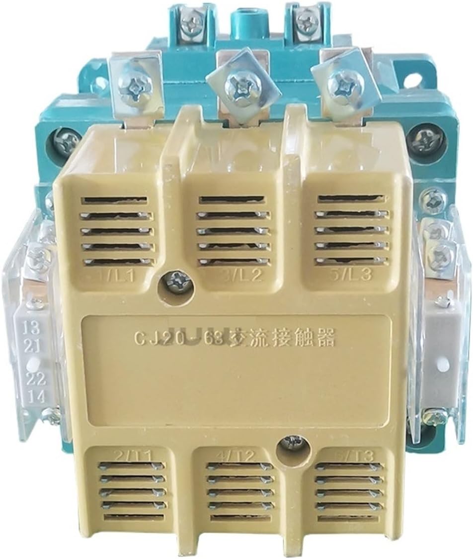 CJ20-63A AC Contactor CJ20 3 Phase Single Phase63A CJ20-63 380V 220V Silver Conact(36V)