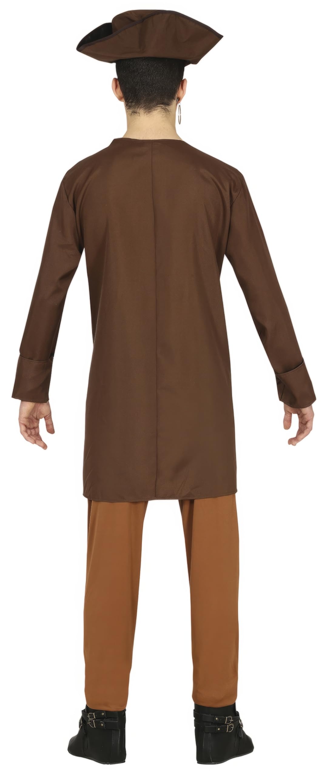 FIESTAS GUIRCA | Costume Capitán Pirata - Chemise, Veste, Ceinture, Pantalon et Chapeau - Costumes de Corsaire pour Halloween, Carnaval et Fêtes de Pirates - Homme et Adolescent