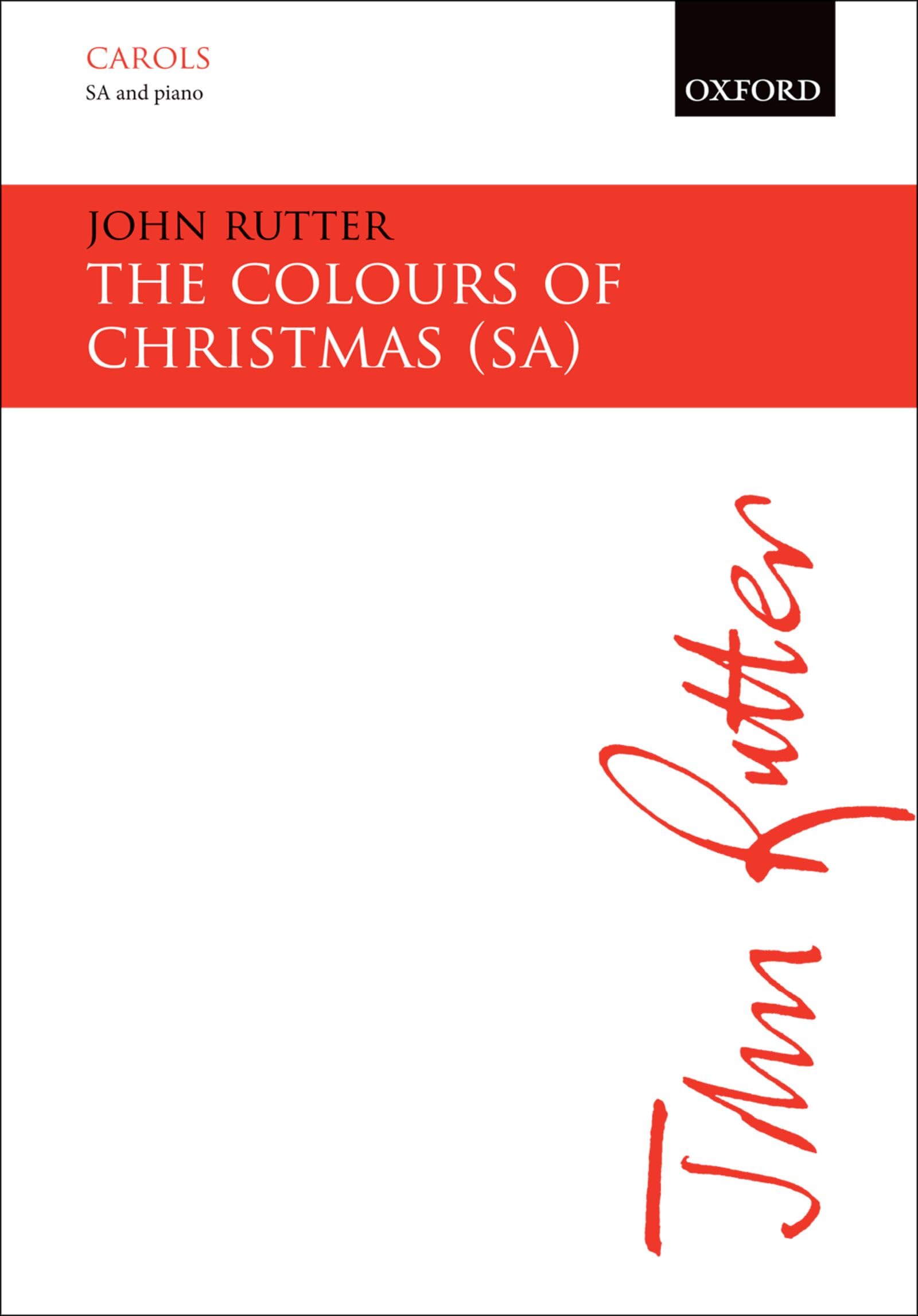The Colours of Christmas: SA vocal score