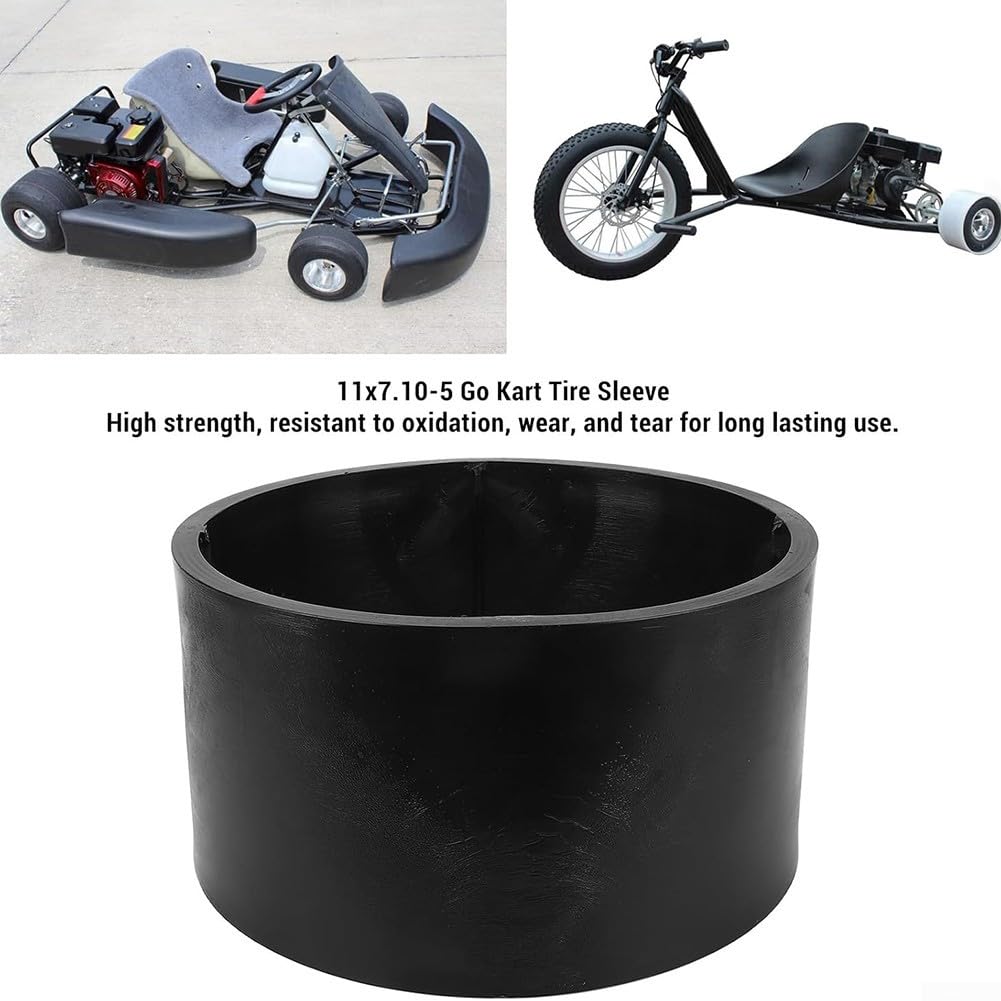 11 x 7,10–5 PVC-Drift-Hülsen-Karts und Drift-Trikes, 12 mm dicker schwarzer Reifen mit sicherem, verbessertem Driften