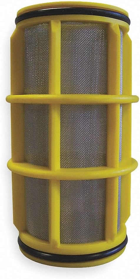 Filter Screen, Yellow, 5" Length, 2" Dia