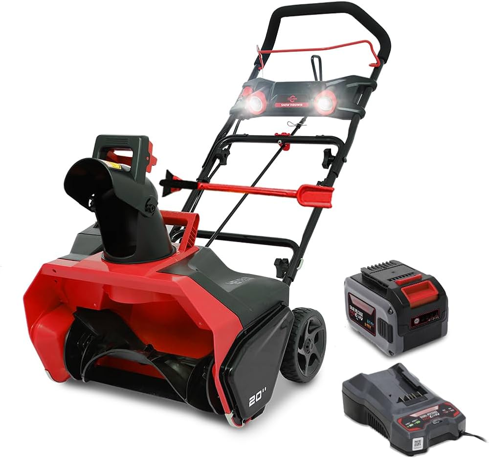 【美品・付属品完備】ハイガー産業 電動除雪機POWERWORKS SN-E402 Amazon.co.jp: HAIGE(ハイガー) 電動除雪機 バッテリー 充電式