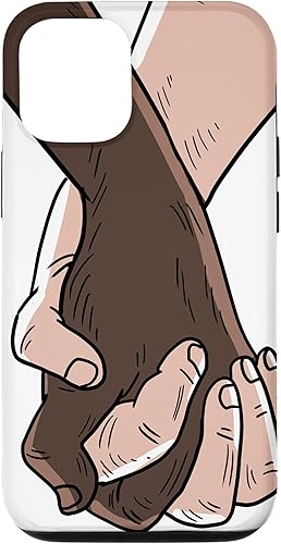 iPhone 13 Pro Holding Hands BLM Cool Equality Black Pride African Gift Case