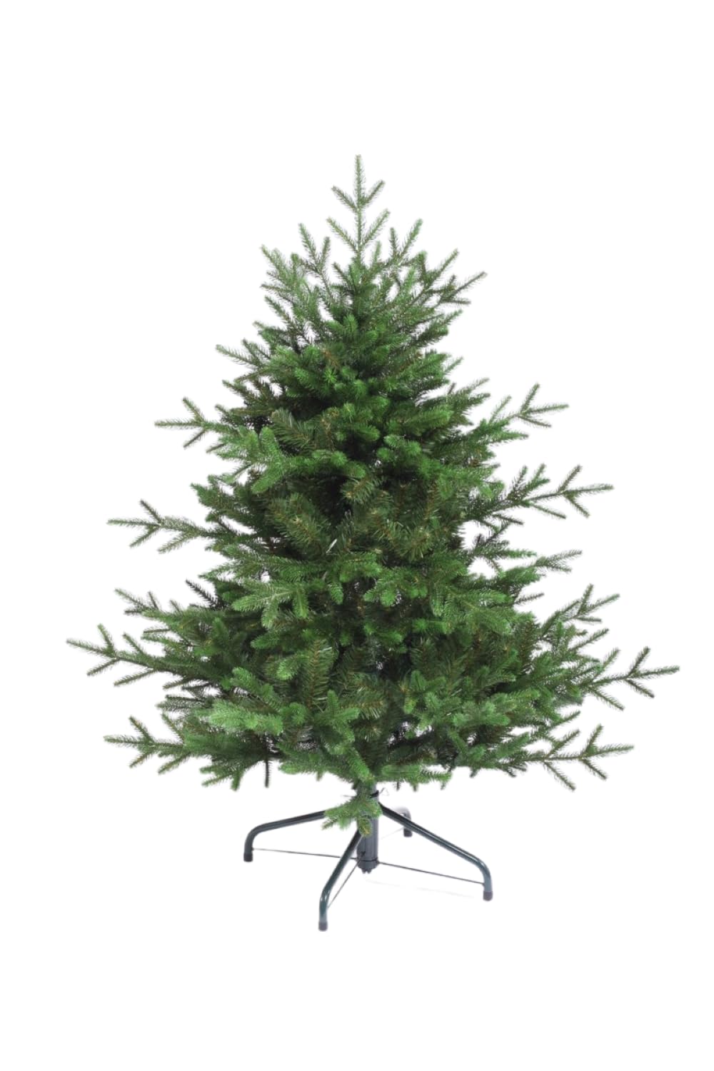 EveXmas- Hagen- 120cm/4ft - Premium Artificial Christmas Tree -Pine -For Any Environment - Easy Assembly - Metal Hinges - Sturdy Base - 70% PVC/30% PE Branches
