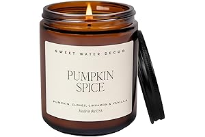 Sweet Water Decor Pumpkin Spice Candle: Autumn Indulgence