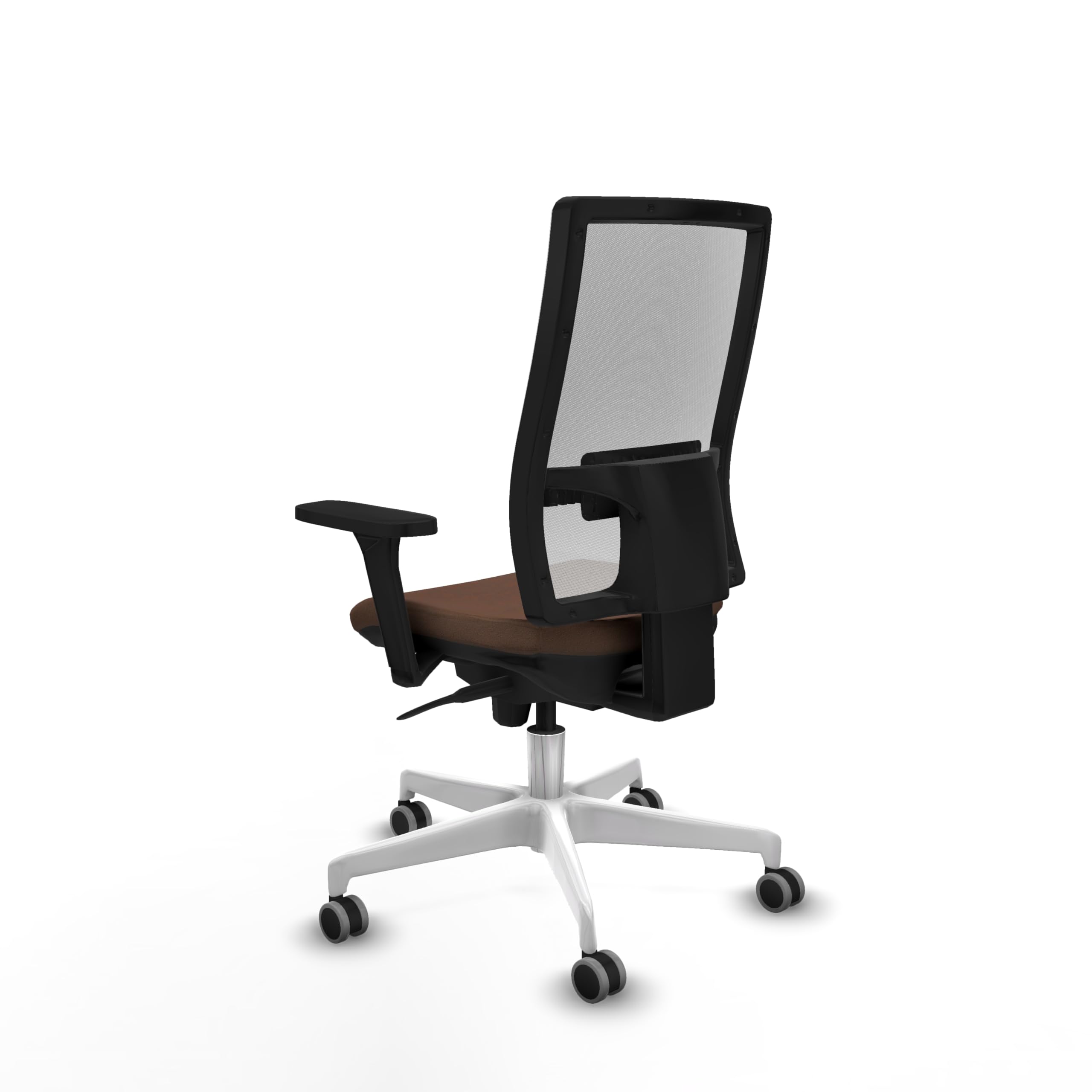 Piqueras y Crespo - Silla de Escritorio Acolchada Hornas con Brazos 3D, Mecanismo sincro 5 Posiciones, Respaldo Regulable y Apoyo Lumbar 1D, Ideal para Oficina.